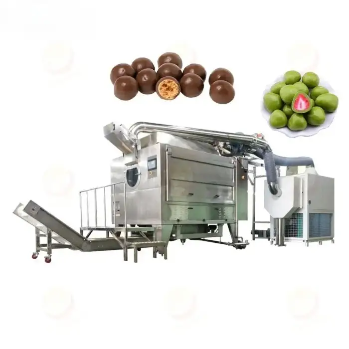 Big capacity chocolate candy rotary coating machine