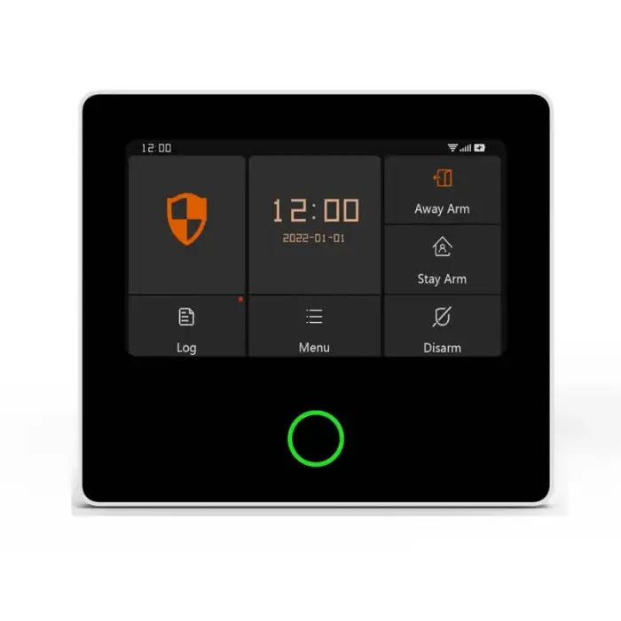 Wireless WIFI Smart 4G Alarm panel with Wireless interlinked smoke alarm and connected heat detector