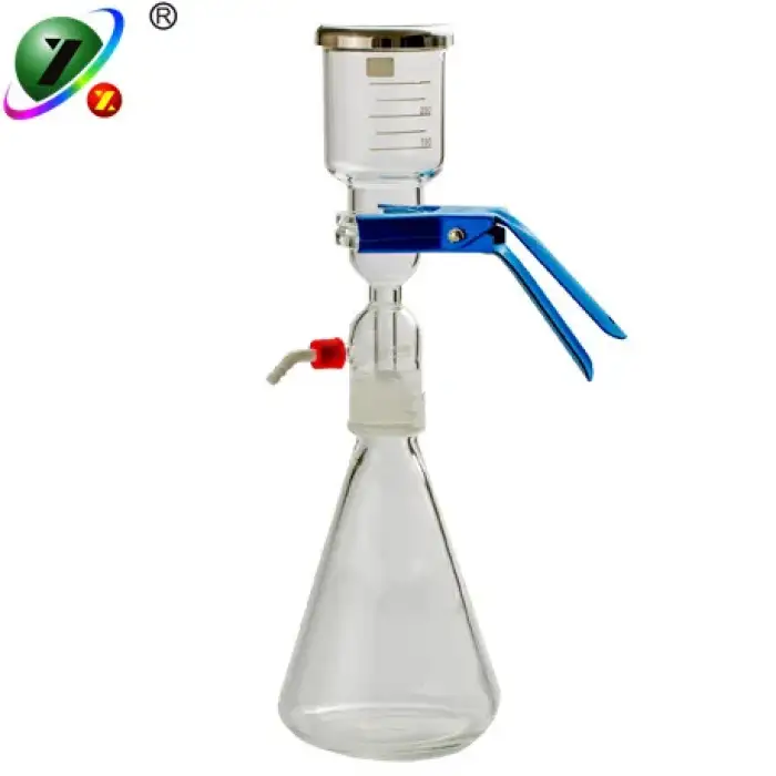 Chemistry lab use glassware solvent filtration apparatus for HPLC instrument