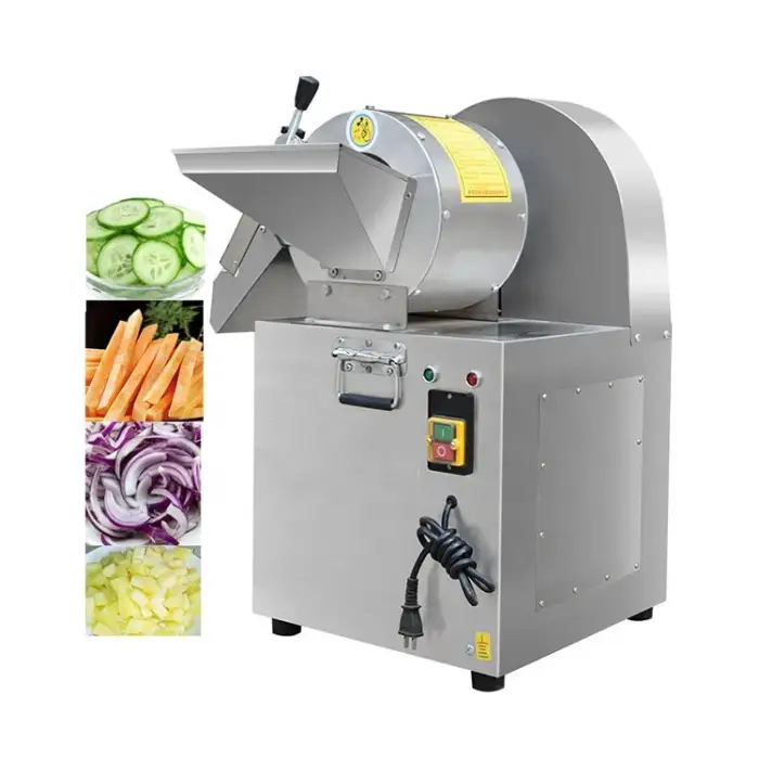 Commercial Vegetable Cutter Slicing Shredding Fruit Chips Chopper Carrot Onion Potato Slicer Dicer Machine
