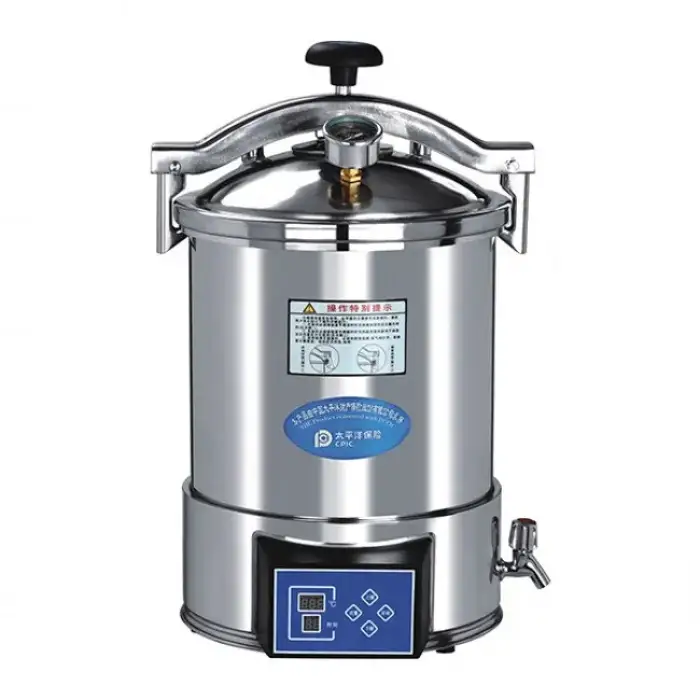 Laboratory microbial cultivation use 18 liter steam autoclave