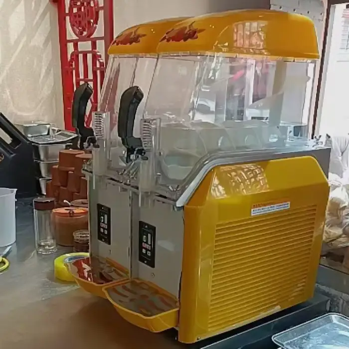 Commercial Counter Top Use Electric Slush Machine Ice Drink Maker Slush Machine For Sale.