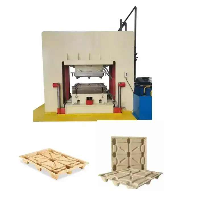 Industrial highly rated best Wood Sawdust Press Wood Pallet Block Making Machine to Make Wood Pallets