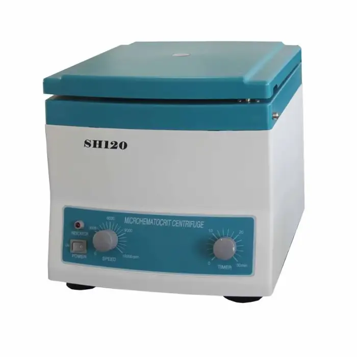 Medical lab  blood  75mm capillary tube micro  hematocrit centrifuge machine