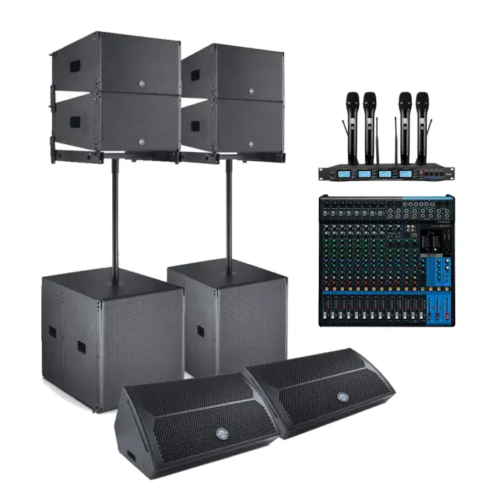 Morin Sound Equipment and Amplifiers Speaker Audio For Outdoor Concerts Line Array Speakers