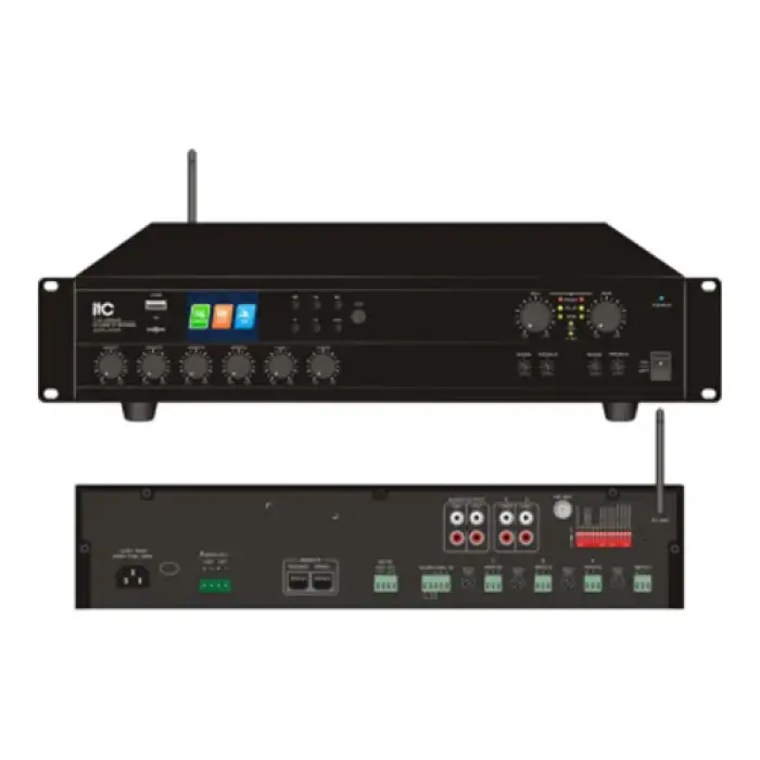 Quality 120W/240W digital audio amplifier multi zone 2 4 zone PA