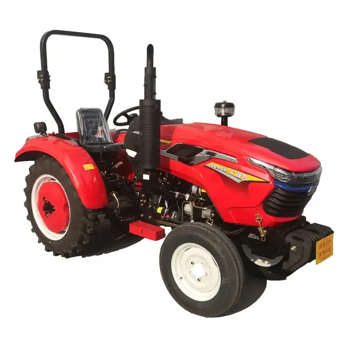 Small farming tractor with 4 wheel drive