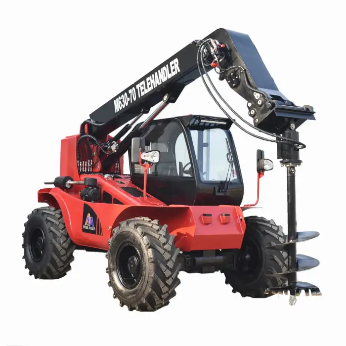 Farm Telehandler STEEL CAMEL M1340 telehandler with grain bucket