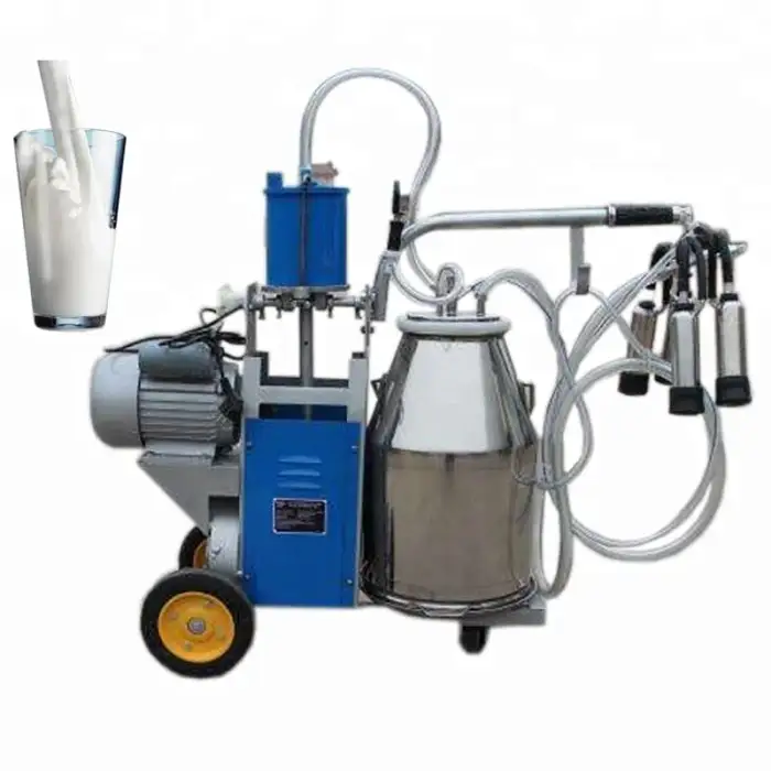 Runxiang AMC-1 Pipeline Mobile Milking Equipment for Cow Goat