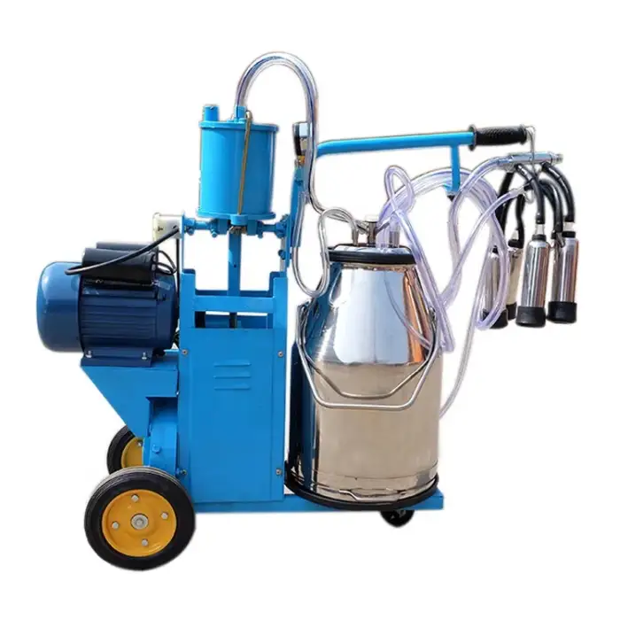 Piston farm milking machine 8 cattle and 8 sheep