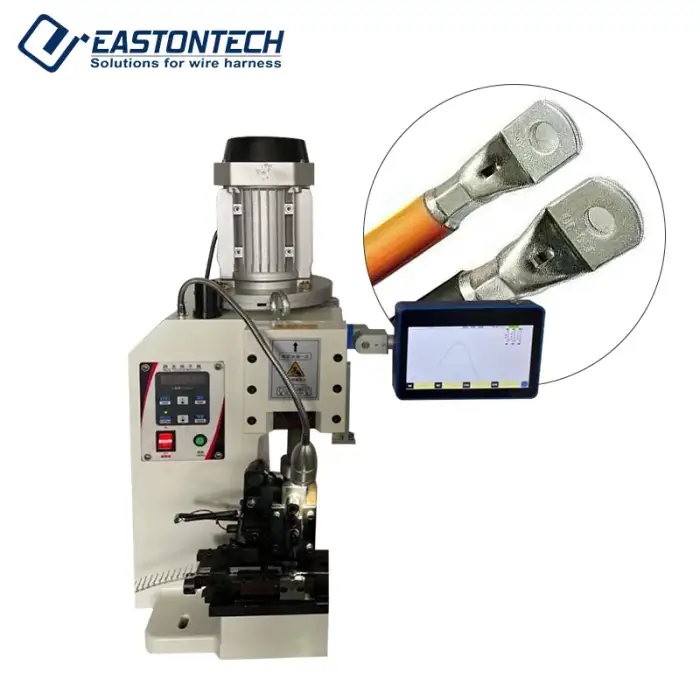 Cable Terminal Crimping Machine With CFM System EW-5040+ Crimping Force 2T-4T High Output Precision Wire Crimping Machine