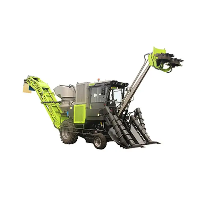 210HP AC60C Elevator Type Cut-off Wheel Sugarcane Harvester