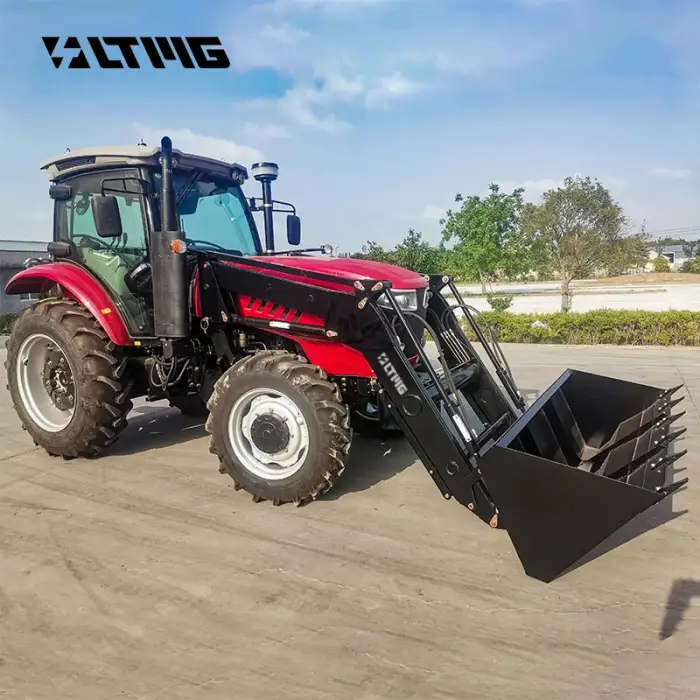 LTMG 120HP Front Loader Farm tractor 4-wheel drive 4X4 wheeled system