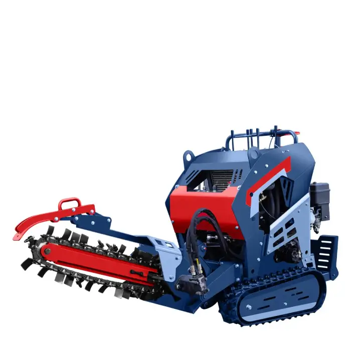 K-MAXPOWER CE Certificate  20 HP Gasoline Chain Disc Crawler Trencher Machine