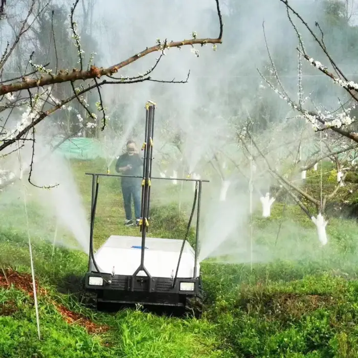 Remote Controlled Agricultural Robot Sprayer