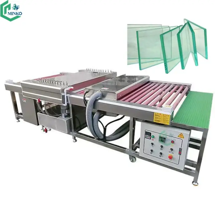 Under counter glass washer toughened glass rollers washing machine