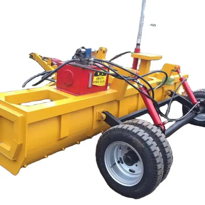 Wheel agricultural equipment Soil laser leveling machine