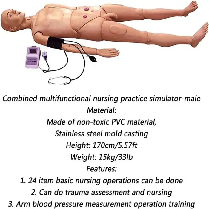 SCIEDU PVC Nursing Manikin medical training model