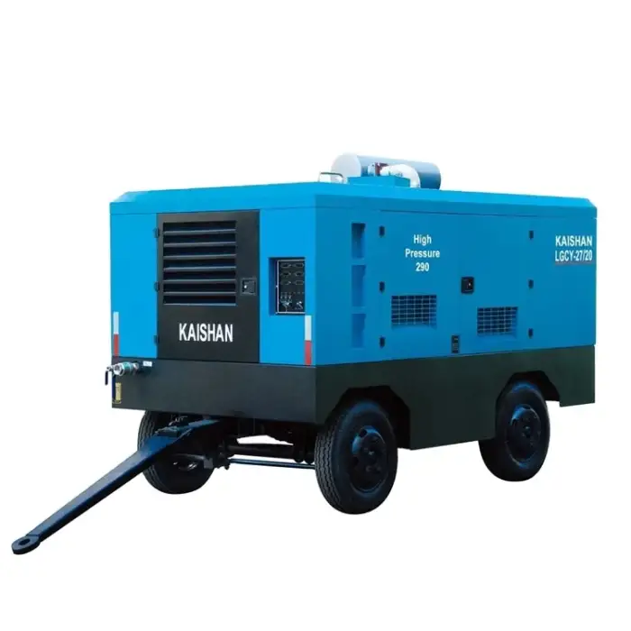 Copco XAS 185 cfm Portable diesel Screw Air Compressor for construction work