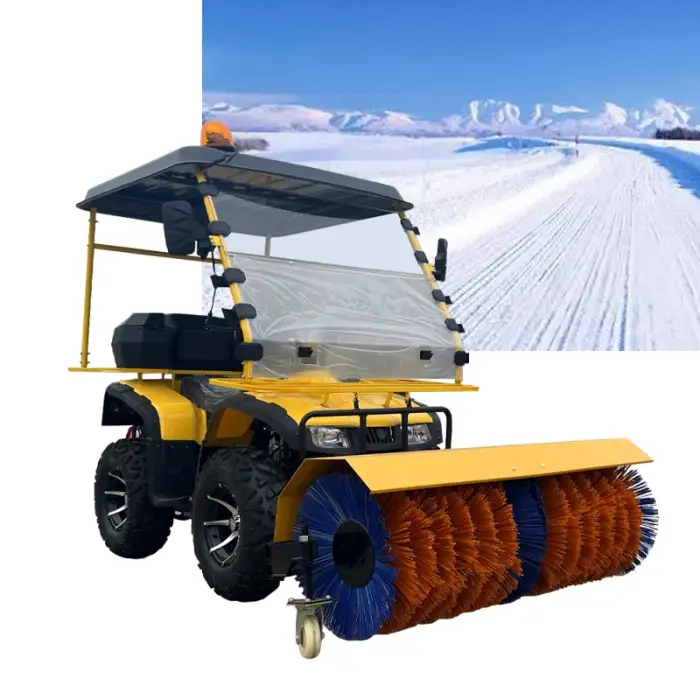 130cm Snow Sweeping Area Cab Snow Sweeping Vehicle