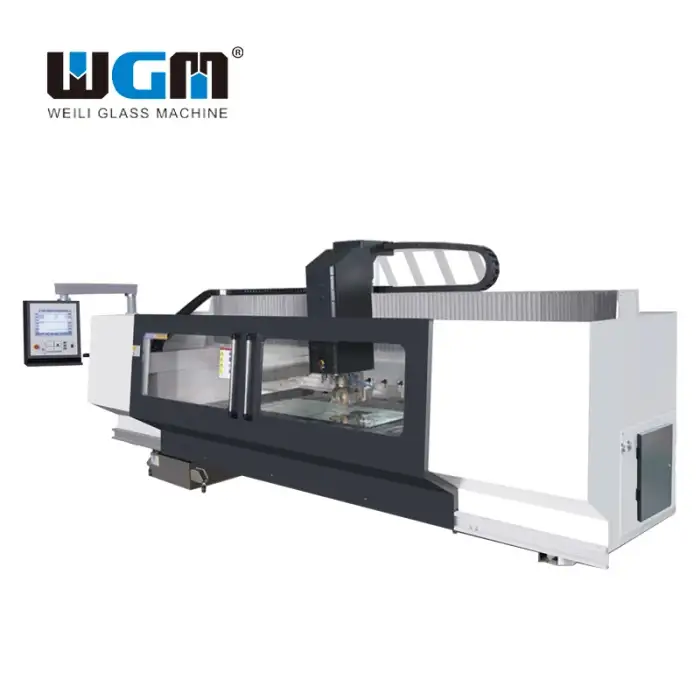 Horizontal 5 Axis Glass Engraving Machine for Furniture Glass and Decorative Glass