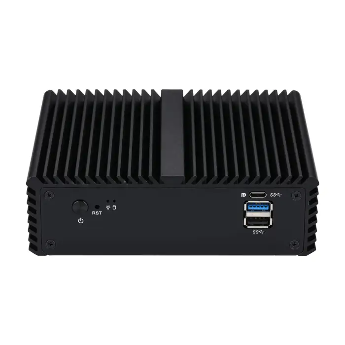 Qotom Desktop Mini PC Q10722G4 Celeron N5105 4 Ethernet Fanless Mini Computer