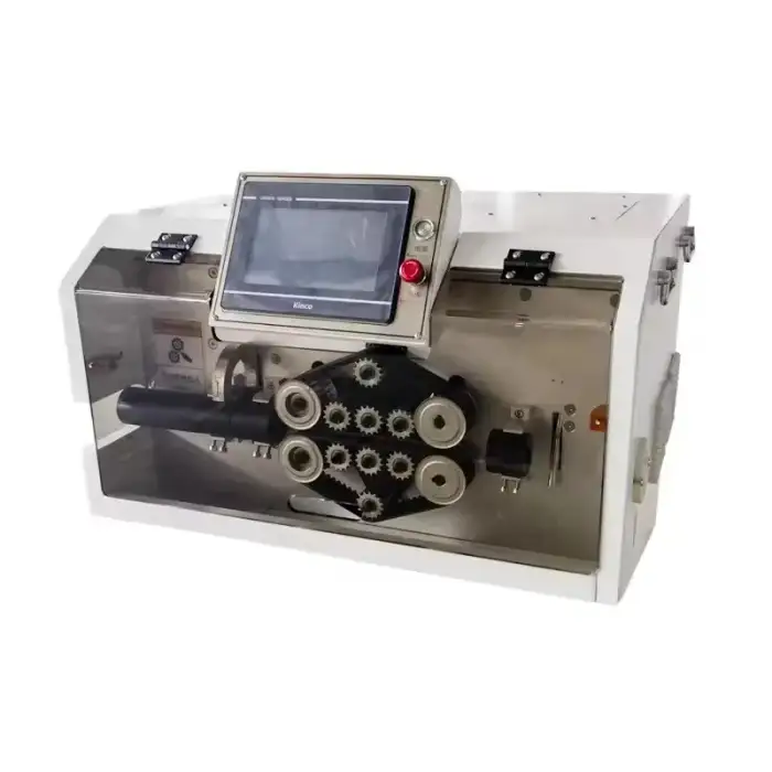 Tube Cutting Machine Pipe  CP-35L Automatic Precise Corrugated Plastic Provided Servo Motor 7 Inch HMI