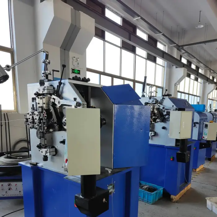 Spring making machine used wire stripping machine or double wire binding machine