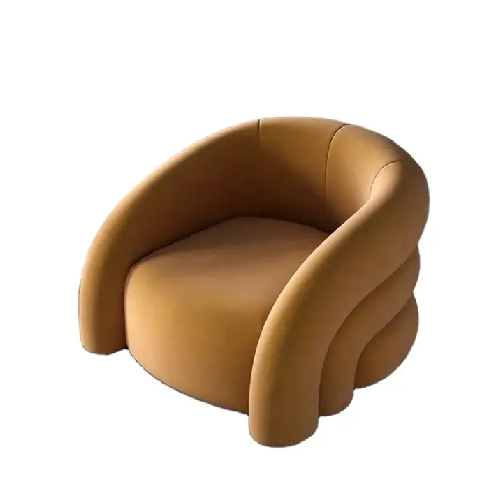 Soft luxury single sofa chair