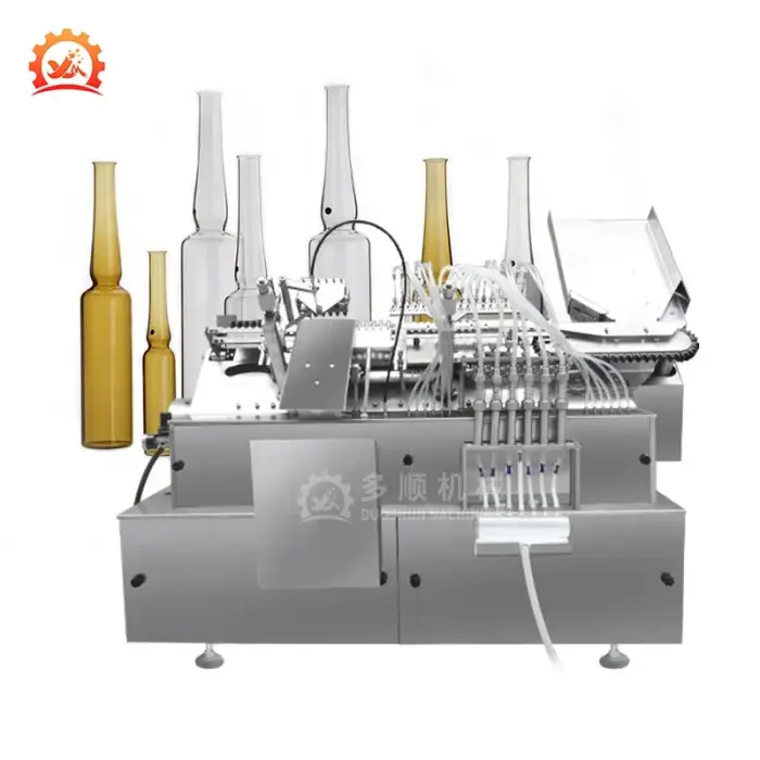 ALG-6 1-2ml Head Custom Automatic Oil Liquid Glass Bottle Ampoule Filling Machine