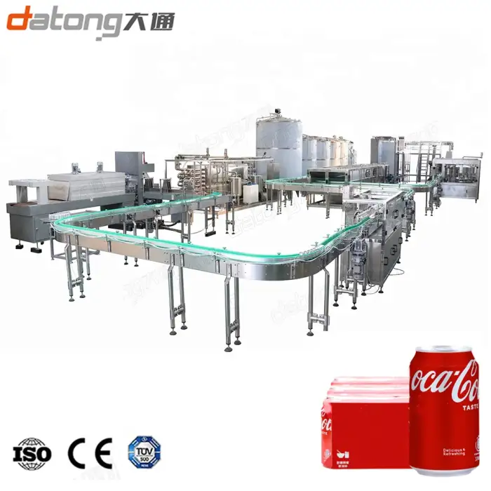 Fully Automatic Beer Can Filling Machine Production Line