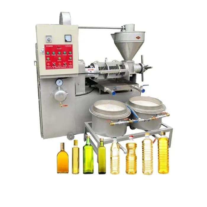 Culinary Oil Press with Filter Heat Press and High-Quality Henan Oil Press