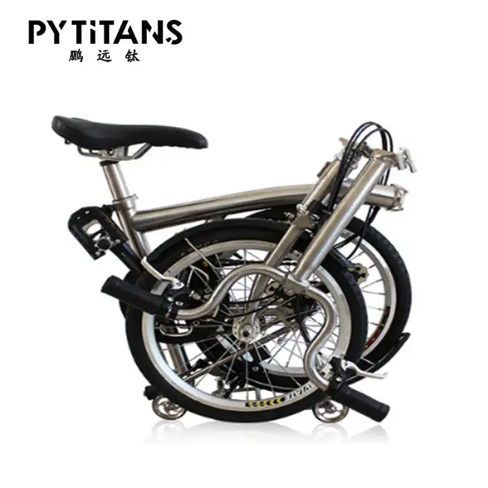 Titanium folding bike frame bicycle frame for folding cycling