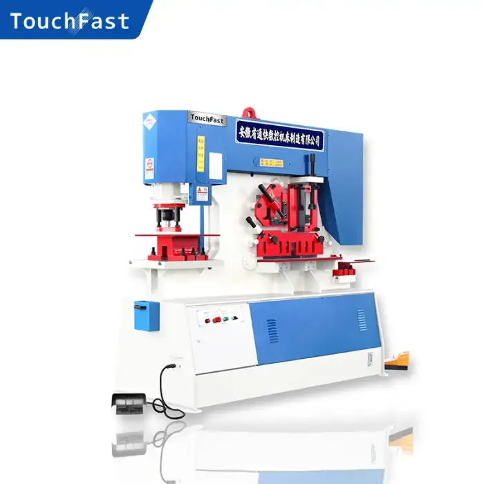 Touchfast Q35Y-20 Hydraulic Ironworker Machine Hydraulic Combined Punching And Shearing Machine Price