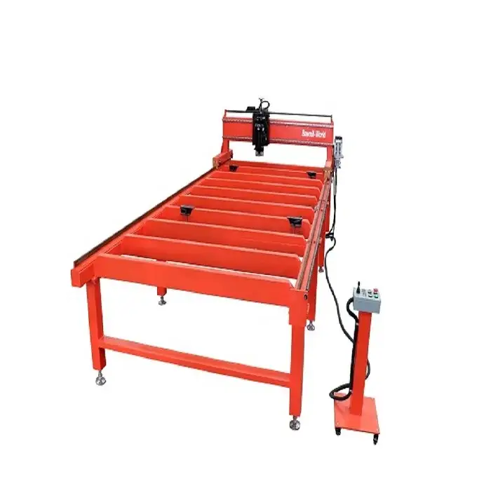 Large plank wood polishing machine