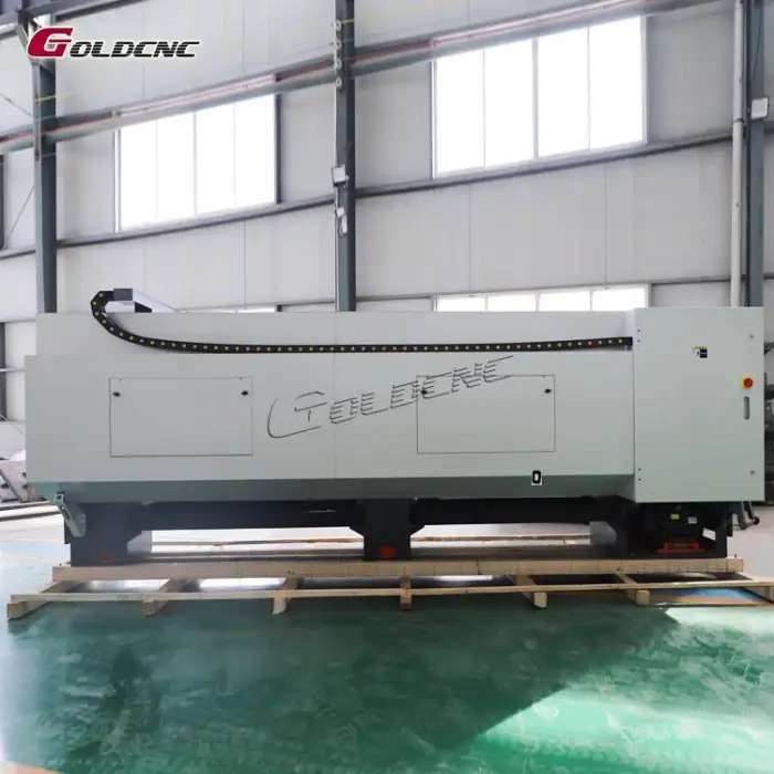 GOLDCNC Automatic CNC Turning Lathe Machine With Turret CAK6180 Precision Metal Turning CNC Lathe Machine