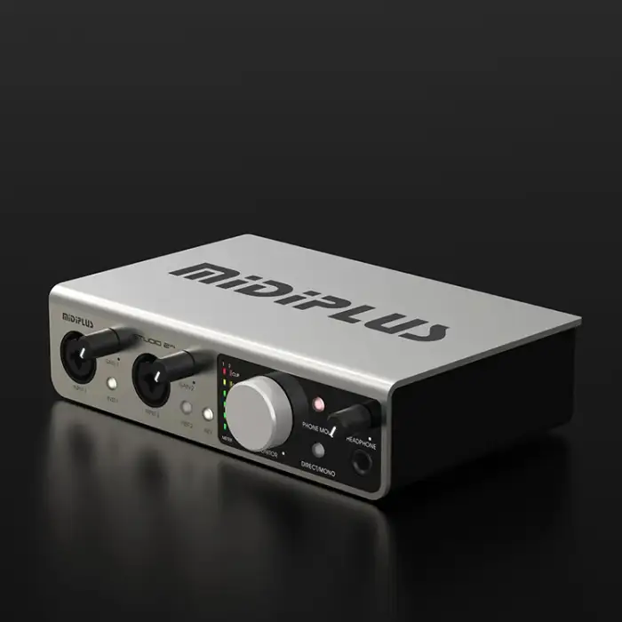 Midiplus Studio 2 OTG Studio Audio Interface 2 in 2 out USB Audio Mixer Recording Podcast Sound Card for Music Love