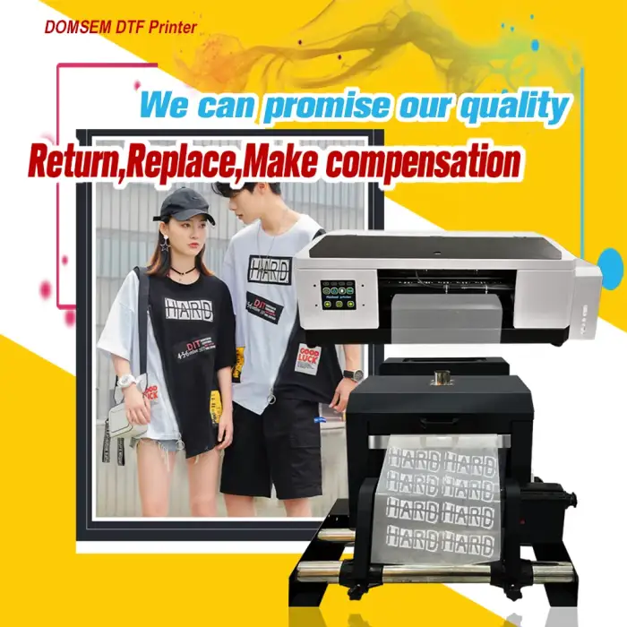 dtf printing equipment manufacturer pet film dtf printers for any fabric t-shirts