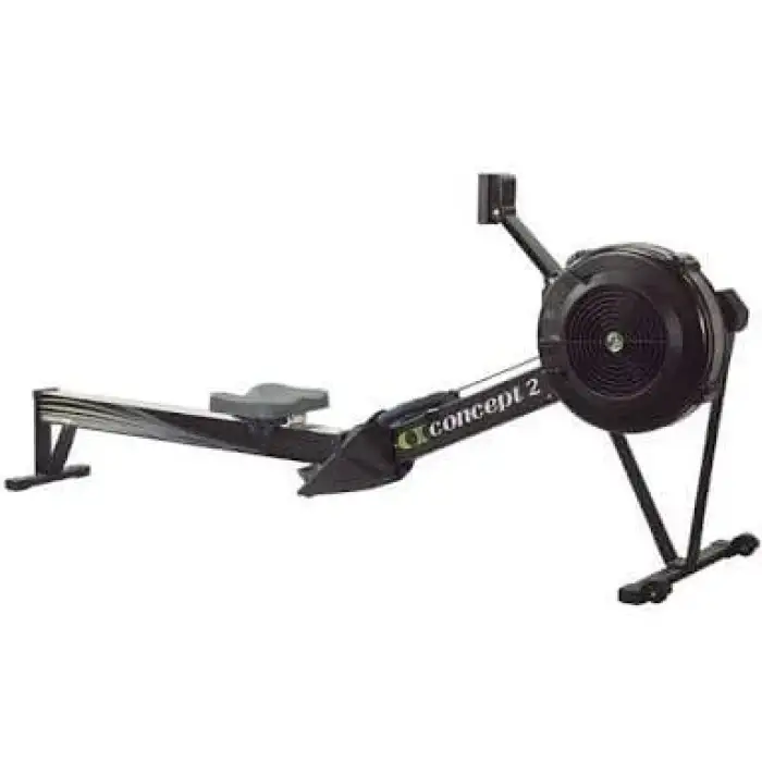 Commercial cardio gym folding seated air rowing machine