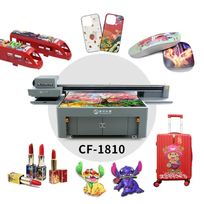 CF1810 CD DVD Printing Machine With UV Led Flatbed