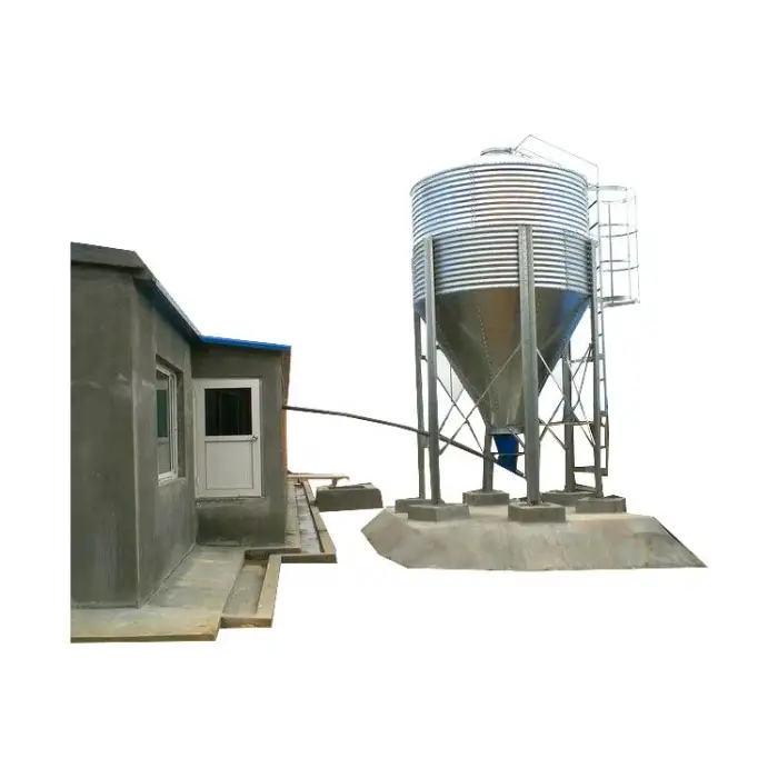 Unique angle design ensures smooth feeding of silo tower