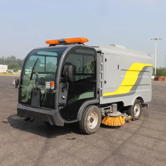 Electric vacuum street sweeper latest operation mode