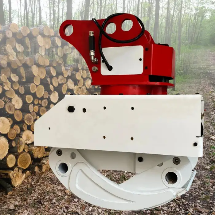 360 Turn Tree Clamp Wood Cutter Wood Grapple Cutting Chain Saw