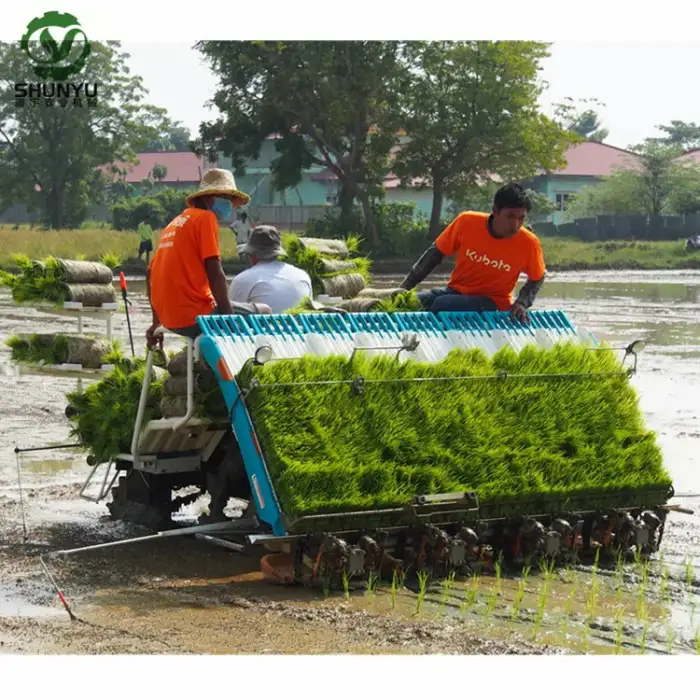 Kubota Riding on Rice Transplanter Rice Transplanting Machine Paddy Rice Planting Machine 2zgq-8d1(spv-8c) 8 Rows 6 Rows