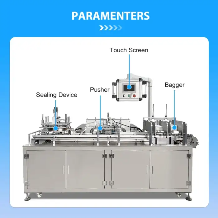 Horizontal Packaging Machine Flowpack Bagging Surgical Mask Packing  machine