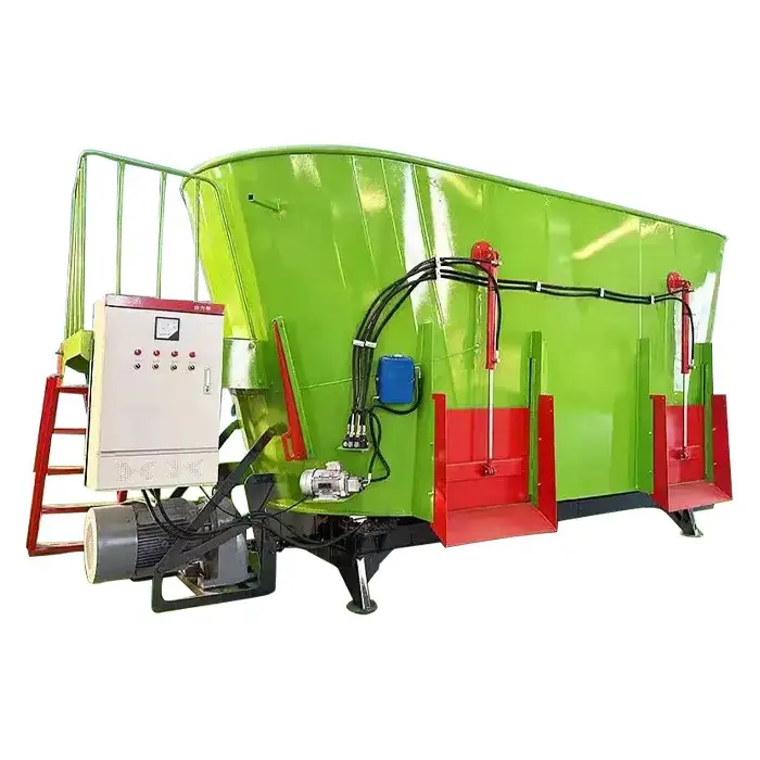 Self-propelled Cattle Feed Mixer Dairy Farm Equipment TMR