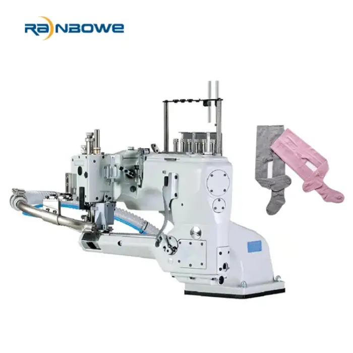 4-Needle 6-Thread Flat-Steamer Feed-Off-The-Arm Pantyhose Sewing Machine