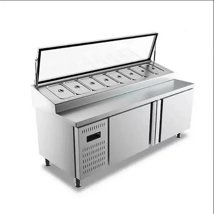 480L Pizza Freezer Stainless Steel Refrigerator