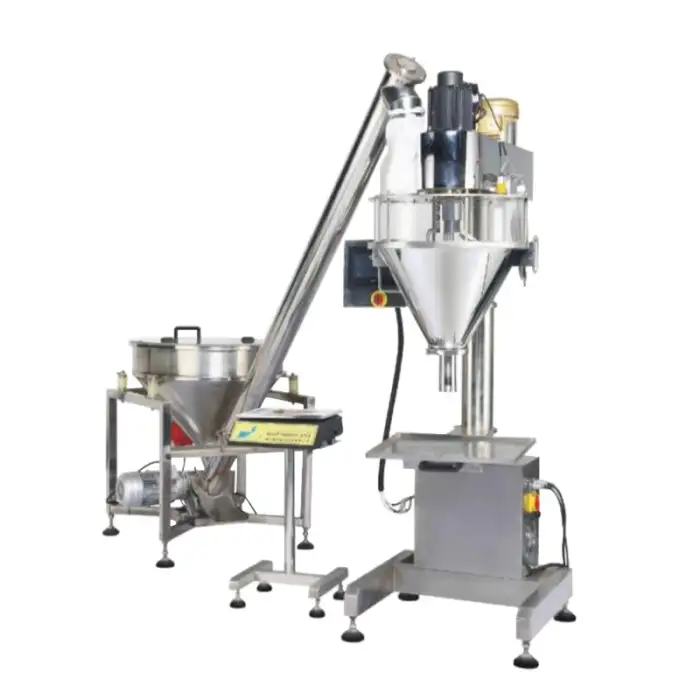 Industry buttermilk soy peptide powder auger filling machine