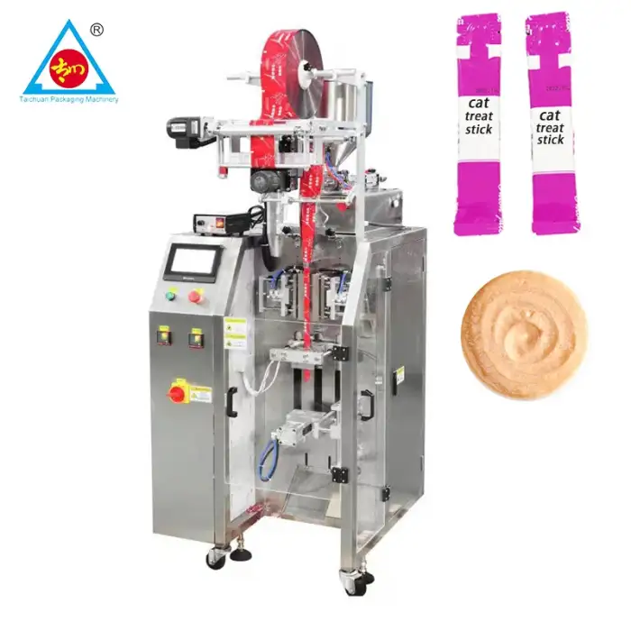 Cat food stick Automatic energy gel power gel liquid Sachet Filling Packing Machine